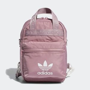 Adidas Micro Backpack Pink Mini Adjustable Athletic Bag #628